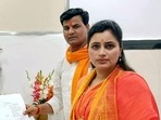 Navneet Rana and Ravi Rana. (ANI) Navneet Rana and Ravi Rana. (ANI)