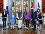 PM Modi meets Nordic leaders. PM Modi meets Nordic leaders.