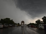 Delhi rains finally made an appearance giving residents a reason to rejoice. (Raj K Raj/HT PHOTO) Delhi rains finally made an appearance giving residents a reason to rejoice. (Raj K Raj/HT PHOTO)