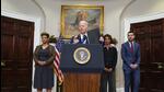 President Joe Biden answers questions from reporters in the Roosevelt Room of the White House, in Washington on Wednesday. (AP) President Joe Biden answers questions from reporters in the Roosevelt Room of the White House, in Washington on Wednesday. (AP)