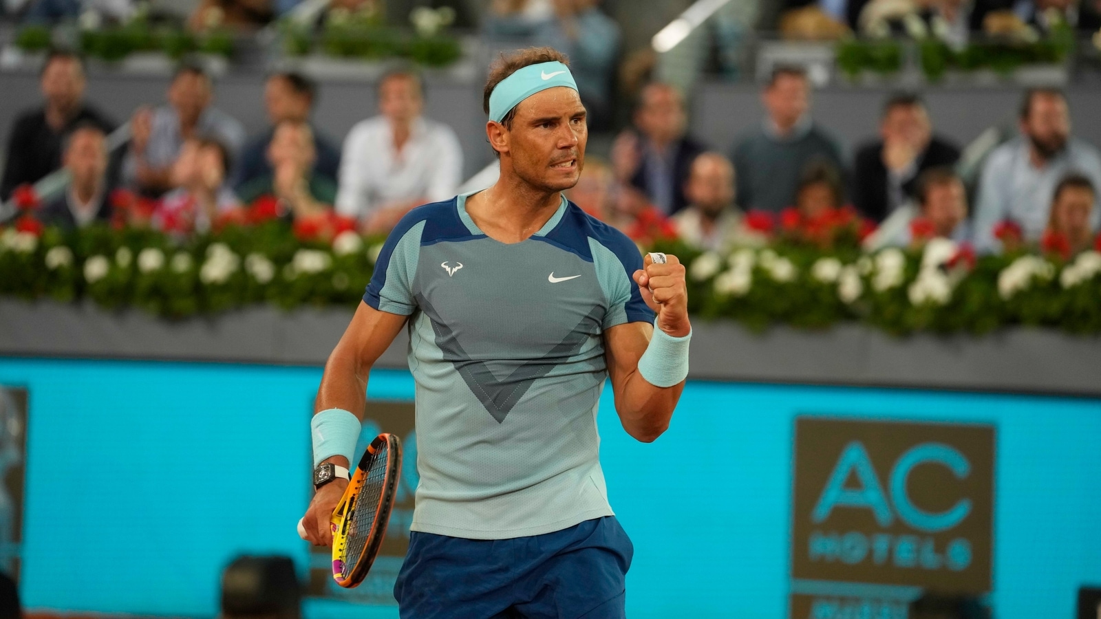 Rafael Nadal returns from injury with straight-set win in Madrid