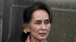 File photo of Myanmar's leader Aung San Suu Kyi.