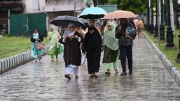 The weather office forecast said very light to light rains or thunderstorms accompanied with lightning are very likely at isolated places in the eastern part of the state on Thursday.