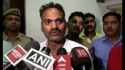 SHO Tilakdhari Saroj has denied the allegations and has said that he is innocent (Agencies) SHO Tilakdhari Saroj has denied the allegations and has said that he is innocent (Agencies)