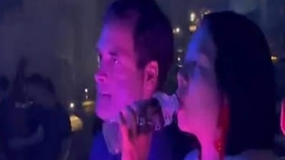 Rahul Gandhi spotted in Kathmandu, Nepal on Monday evening. (TWITTER PHOTO) Rahul Gandhi spotted in Kathmandu, Nepal on Monday evening. (TWITTER PHOTO)