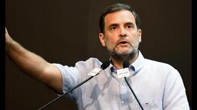 Congress leader Rahul Gandhi. (ANI) Congress leader Rahul Gandhi. (ANI)