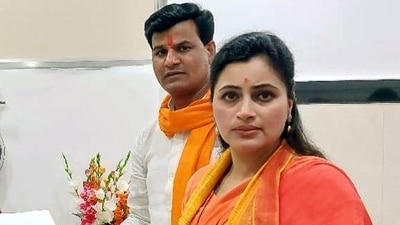 Navneet Rana and Ravi Rana. (ANI) Navneet Rana and Ravi Rana. (ANI)