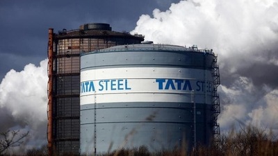 Tata Steel net jumps 37 pc to ₹9,835 cr; board approves stock split proposal (Bloomberg Photo) Tata Steel net jumps 37 pc to ₹9,835 cr; board approves stock split proposal (Bloomberg Photo)