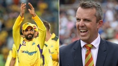 Graeme Swann had an interesting take on Ravindra Jadeja giving up CSK captaincy.&nbsp; (IPL/Getty)
