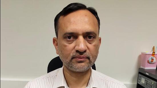 Prior to this, Amandeep Bansal was holding the charge of additional secretary, personnel, Punjab, and has also served as additional secretary, home affairs and justice, Punjab. (HT Photo)