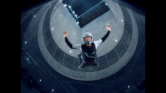 Indoor Skydiving Flight Chamber at CLYMB (Photo courtesy: Yas Island Abu Dhabi)