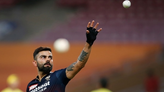 Virat Kohli of Royal Challengers Bangalore during a training session.(IPL)