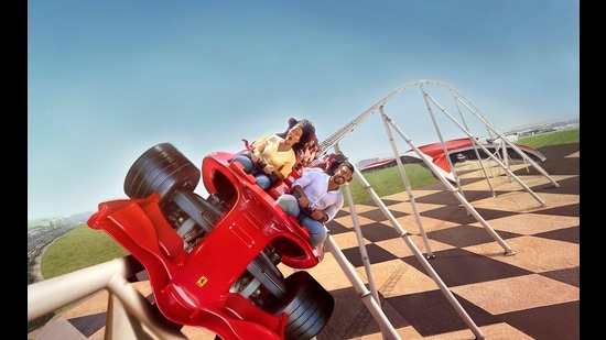 Formula Rossa, the world’s fastest roller-coaster (Photo courtesy: Yas Island Abu Dhabi)