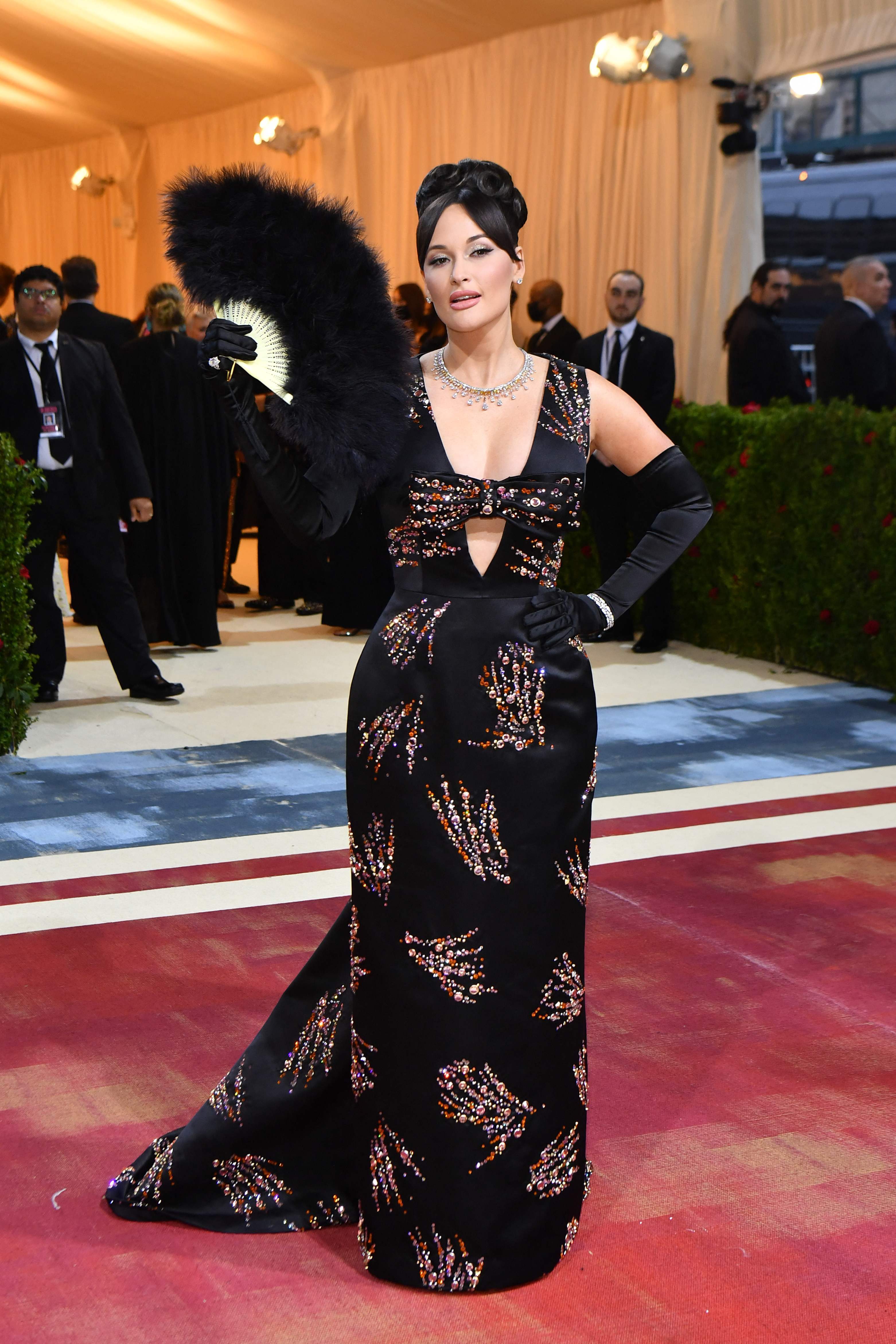 Singer-songwriter Kacey Musgraves arrives for the 2022 Met Gala at the Metropolitan Museum of Art. (AFP) Singer-songwriter Kacey Musgraves arrives for the 2022 Met Gala at the Metropolitan Museum of Art. (AFP)