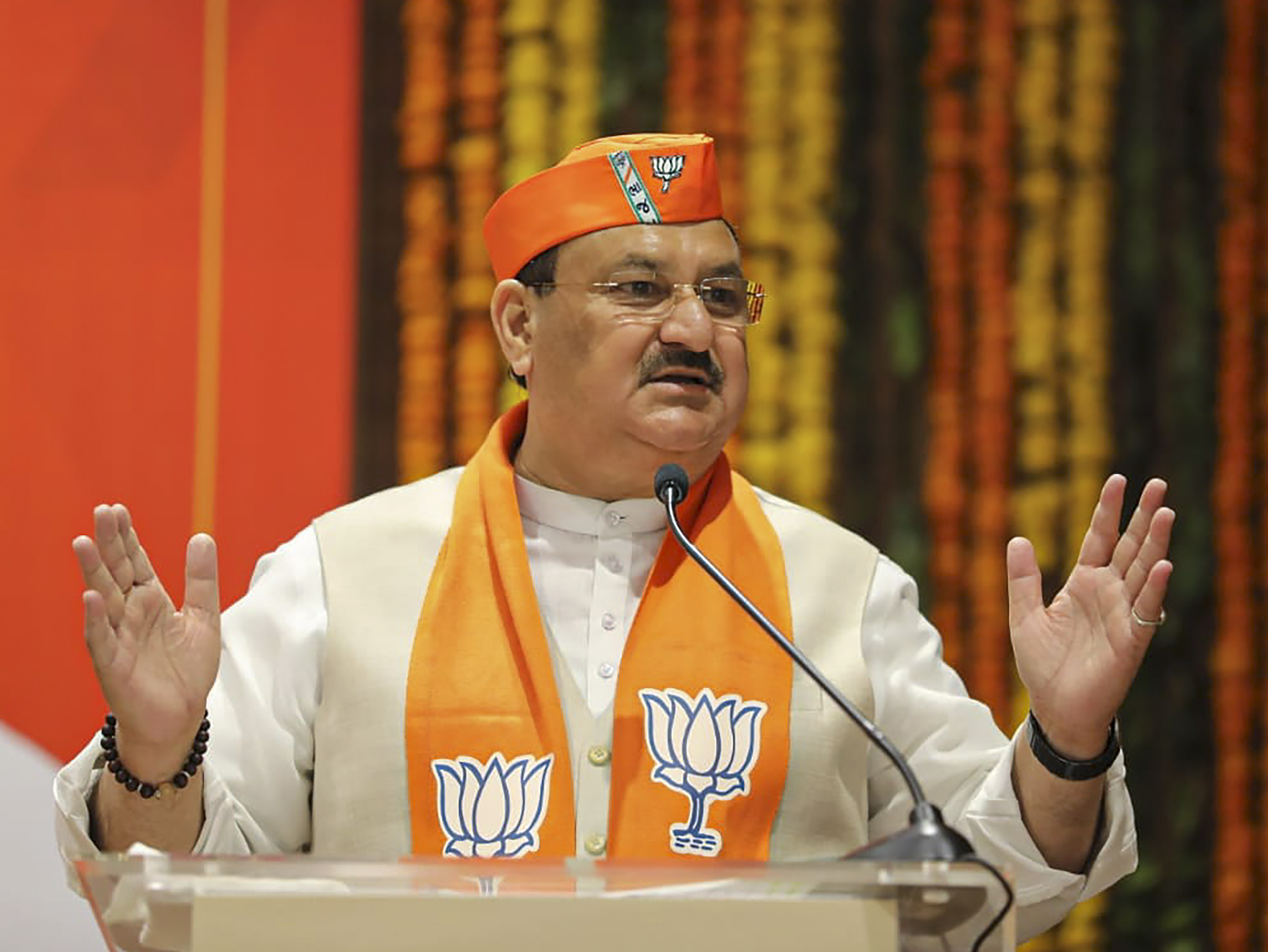 File photo of BJP president JP Nadda. (PTI ) File photo of BJP president JP Nadda. (PTI )
