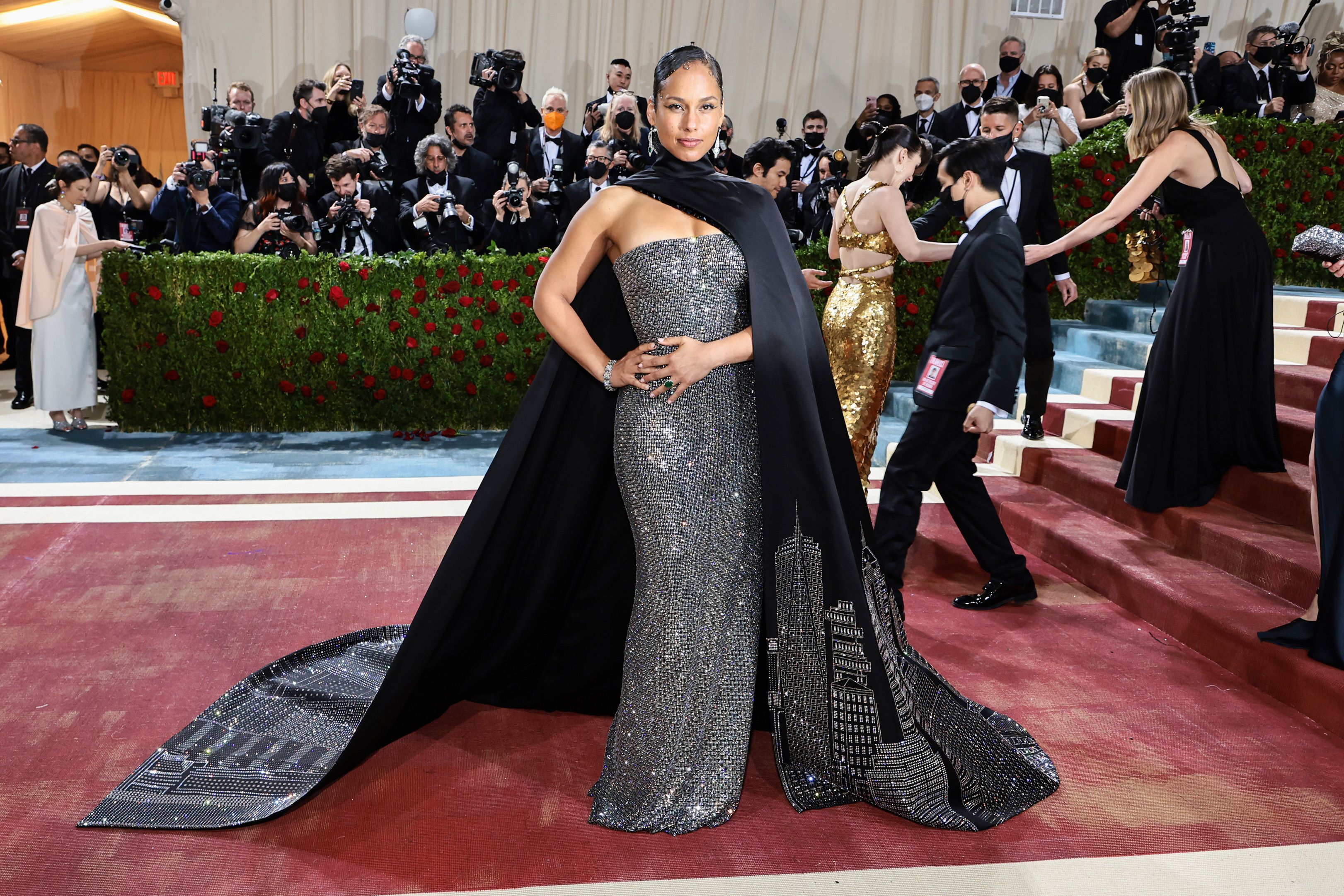 Singer-actor Alicia Keys attends the 2022 Met Gala at The Metropolitan Museum of Art. (AFP) Singer-actor Alicia Keys attends the 2022 Met Gala at The Metropolitan Museum of Art. (AFP)