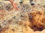Searches of the tunnel continued on Thursday and the BSF spokesperson said they recovered a 265-feet long oxygen supply pipe from it.(PTI photo) Searches of the tunnel continued on Thursday and the BSF spokesperson said they recovered a 265-feet long oxygen supply pipe from it.(PTI photo)