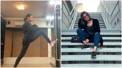 Sushmita Sen: The bold and beautiful Sushmita Sen's high-intensity workouts are a great inspiration for anyone looking for some motivation to start their fitness journey. The 'Dastak' actor is also teaching her daughters Renee and Alisha to take the healthy and fit route. (Instagram/@sushmitasen)