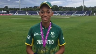 Makhaya Ntini's son Thando Makhaya Ntini's son Thando
