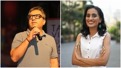Ashneer Grover said Vineeta Singh was his junior at college. Ashneer Grover said Vineeta Singh was his junior at college.