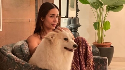 Malaika Arora post the accident. Malaika Arora post the accident.