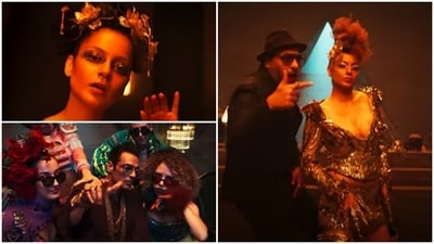 Kangana Ranaut has shared new song She's On Fire from her film Dhaakad. Kangana Ranaut has shared new song She's On Fire from her film Dhaakad.