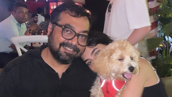 Aaliyah Kashyap with her dad Anurag Kashyap,