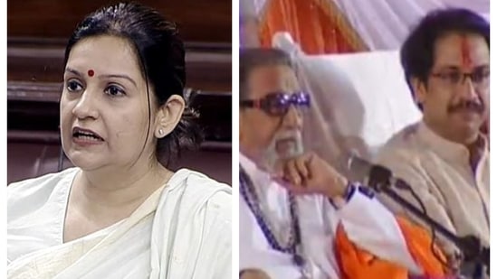 Priyanka Chaturvedi shared an old video of Balasaheb Thackeray where the Sena founder was slamming Raj Thackeray.