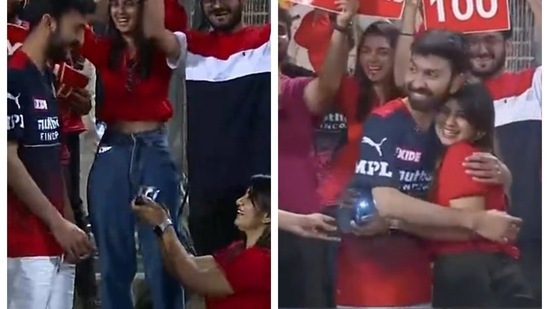 Wasim Jaffer reacted after a girl went down on her knees to propose her partner