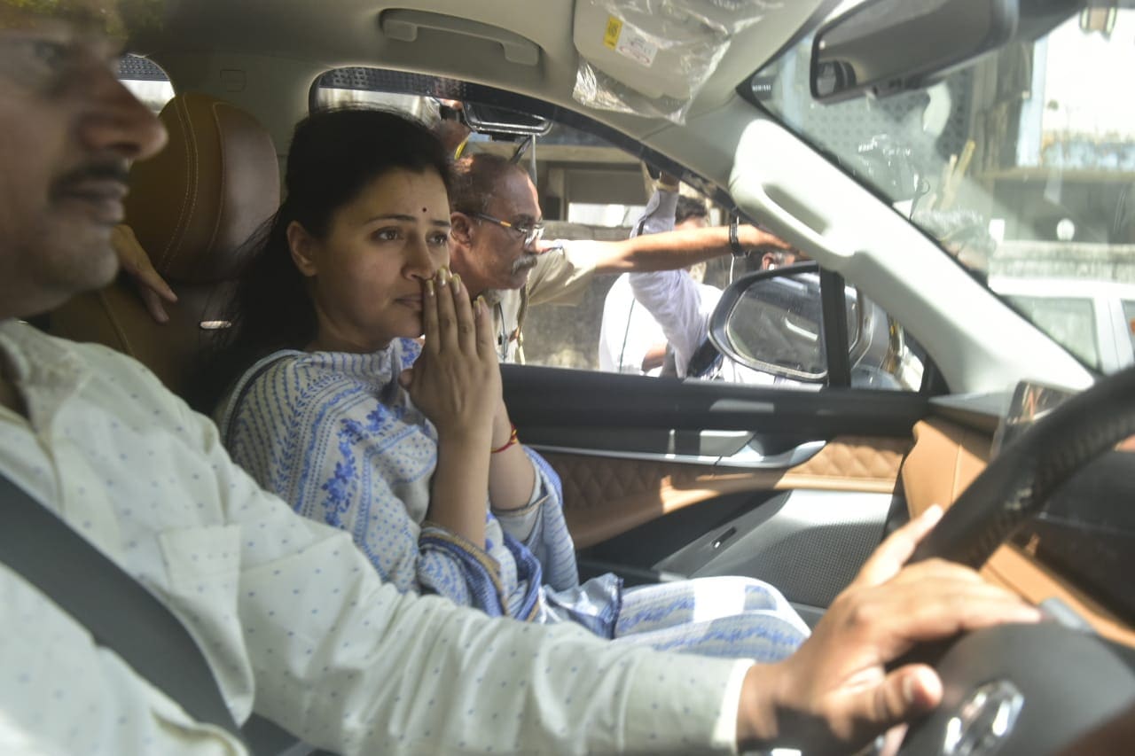 MP Navneet Rana released from Byculla jail in Mumbai.&nbsp; (Anshuman Poyrekar / HT Photo)