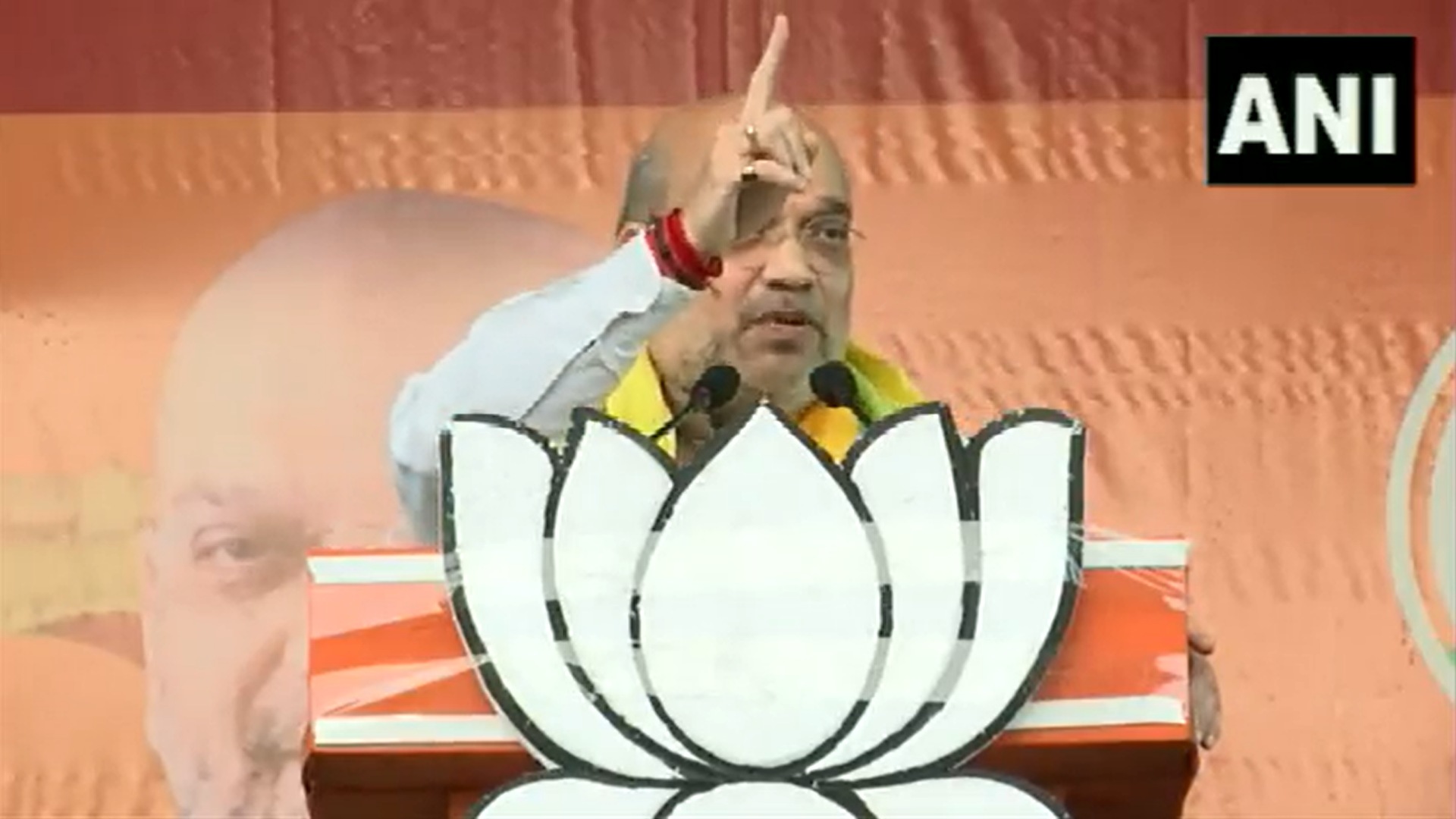 Union home minister Amit Shah addresses a public gathering in Siliguri, West Bengal on Thursday, May 5, 2022. (Screengrab/ANI video) Union home minister Amit Shah addresses a public gathering in Siliguri, West Bengal on Thursday, May 5, 2022. (Screengrab/ANI video)