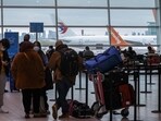 Travellers at Toronto Pearson International Airport in Ontario, Canada. Canada's largest airports optimistic of seeing relief in delay by summer (Bloomberg)