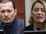 Johnny Depp and Amber Heard during their ongoing defamation trial. Johnny Depp and Amber Heard during their ongoing defamation trial.