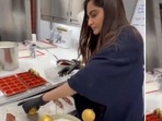 Stills from a video shared by actor Sonam Kapoor. Stills from a video shared by actor Sonam Kapoor.
