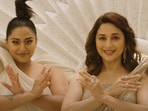 A still from Raja Kumari's song Made In India, featuring Madhuri Dixit.