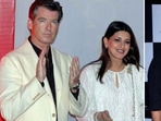 Sonali Bendre shares pics with Pierce Brosnan and husband Goldie Behl. Sonali Bendre shares pics with Pierce Brosnan and husband Goldie Behl.