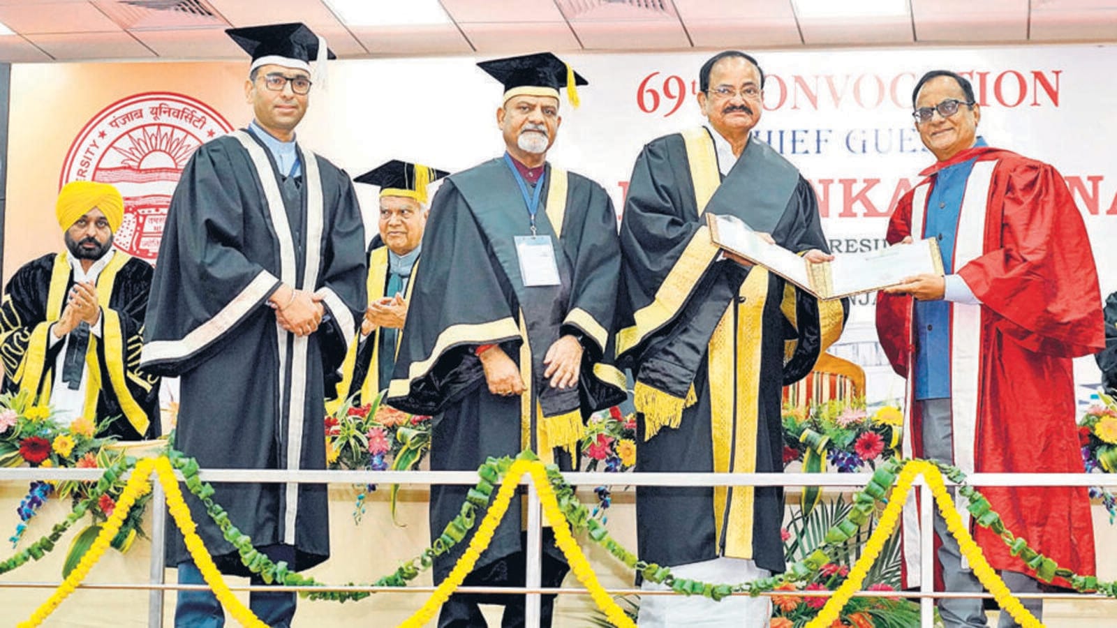 828 PhD scholars walk away with degrees at Panjab University’s 69th
