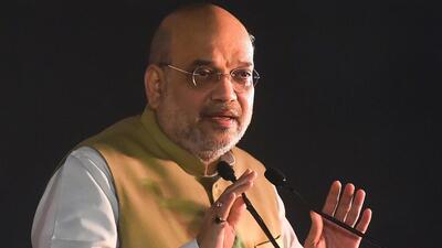 Union home minister Amit Shah told Bengal BJP leaders that the party getting 77 seats in last year’s elections was no mean achievement (PTI) Union home minister Amit Shah told Bengal BJP leaders that the party getting 77 seats in last year’s elections was no mean achievement (PTI)