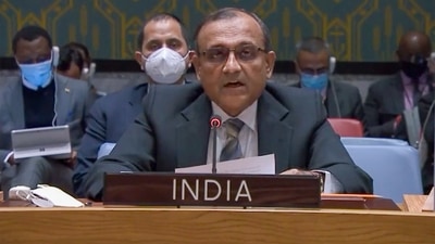 India’s Permanent Representative to the UN Ambassador, T S Tirumurti &nbsp;(File)&nbsp; (PTI)