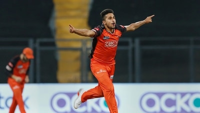 Umran Malik of the Sunrisers Hyderabad (PTI)