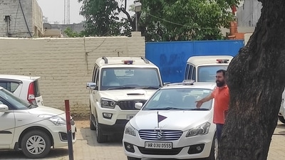 Tajinder Pal Singh Bagga was arrested by the Punjab police from his Janakpuri residence on Friday. (PTI) Tajinder Pal Singh Bagga was arrested by the Punjab police from his Janakpuri residence on Friday. (PTI)
