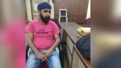 The AAP leader also shared a photo of Tajinder Bagga on Twitter.&nbsp; (Twitter )