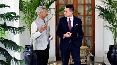 External Affairs Minister S Jaishankar meets Italian Foreign Minister Luigi Di Maio, in New Delhi on Friday. (TWITTER.) External Affairs Minister S Jaishankar meets Italian Foreign Minister Luigi Di Maio, in New Delhi on Friday. (TWITTER.)