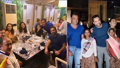 Bobby Deol and Abhay Deol attended a dinner on Thursday. Bobby Deol and Abhay Deol attended a dinner on Thursday. 