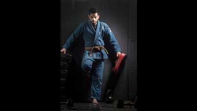 Brazilian jiu-jitsu involves hundreds of ground-grappling and submission techniques designed to defeat a stronger opponent. ‘All the other martial arts end once an opponent is pinned to the floor. In BJJ, that’s where you start. That fascinated me,’ Singh says. The mixed-martial-arts master has won two silvers in two years at an elite international BJJ tournament, and is aiming for gold. (Hindustan Times) Brazilian jiu-jitsu involves hundreds of ground-grappling and submission techniques designed to defeat a stronger opponent. ‘All the other martial arts end once an opponent is pinned to the floor. In BJJ, that’s where you start. That fascinated me,’ Singh says. The mixed-martial-arts master has won two silvers in two years at an elite international BJJ tournament, and is aiming for gold. (Hindustan Times)