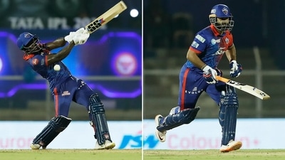 Rovman Powell (L) and Rishabh Pant. (IPL) Rovman Powell (L) and Rishabh Pant. (IPL)