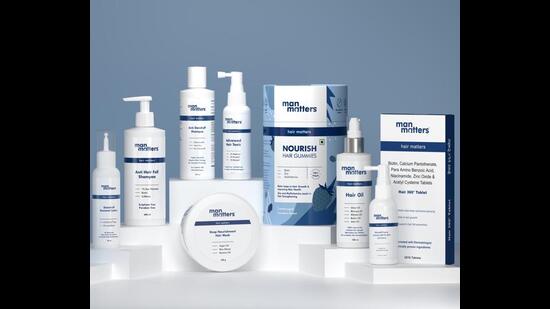 The hair growth range from MAN MATTERS is formulated to show visible effects in three months