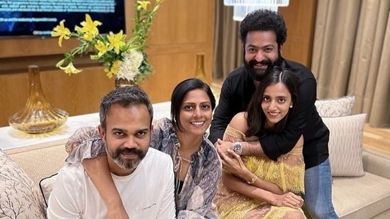 Jr NTR, Prashanth Neel and their wives celebrate their wedding anniversaries together.