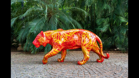 Three Indian artistes’ sculptures auctioned at Hong Kong Sotheby’s for WWF Tiger conservation