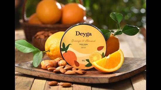 The Orange & Almond face pack from DEYGA is excellent to detan and restore the skin
